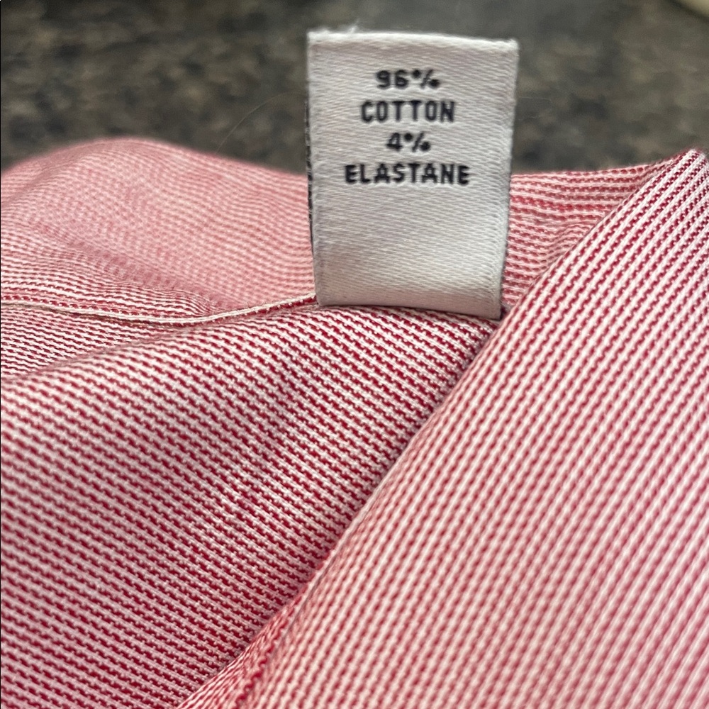 Calvin Klein Men's Light Red Dress Shirt - Picture 15 of 15
